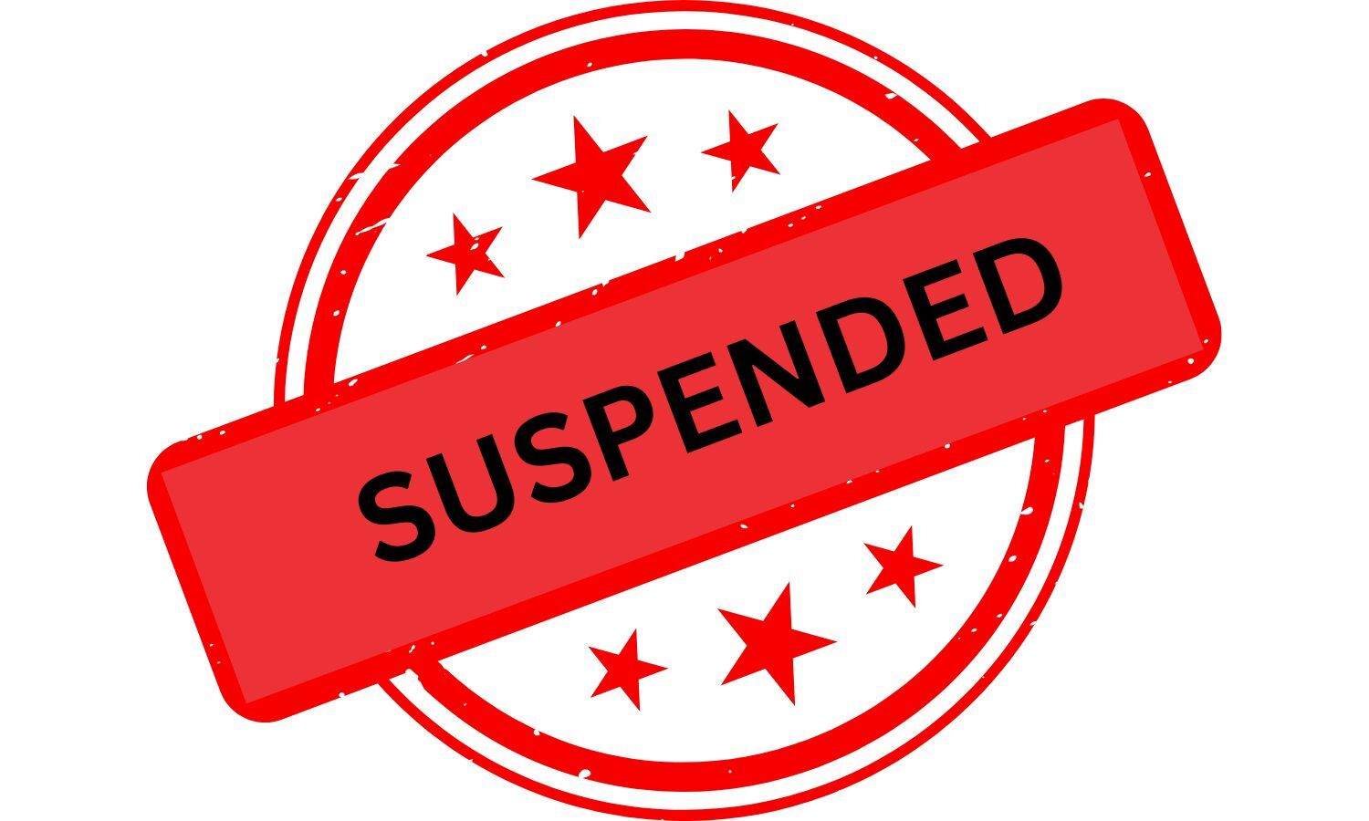 suspended