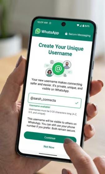 whatsapp change data